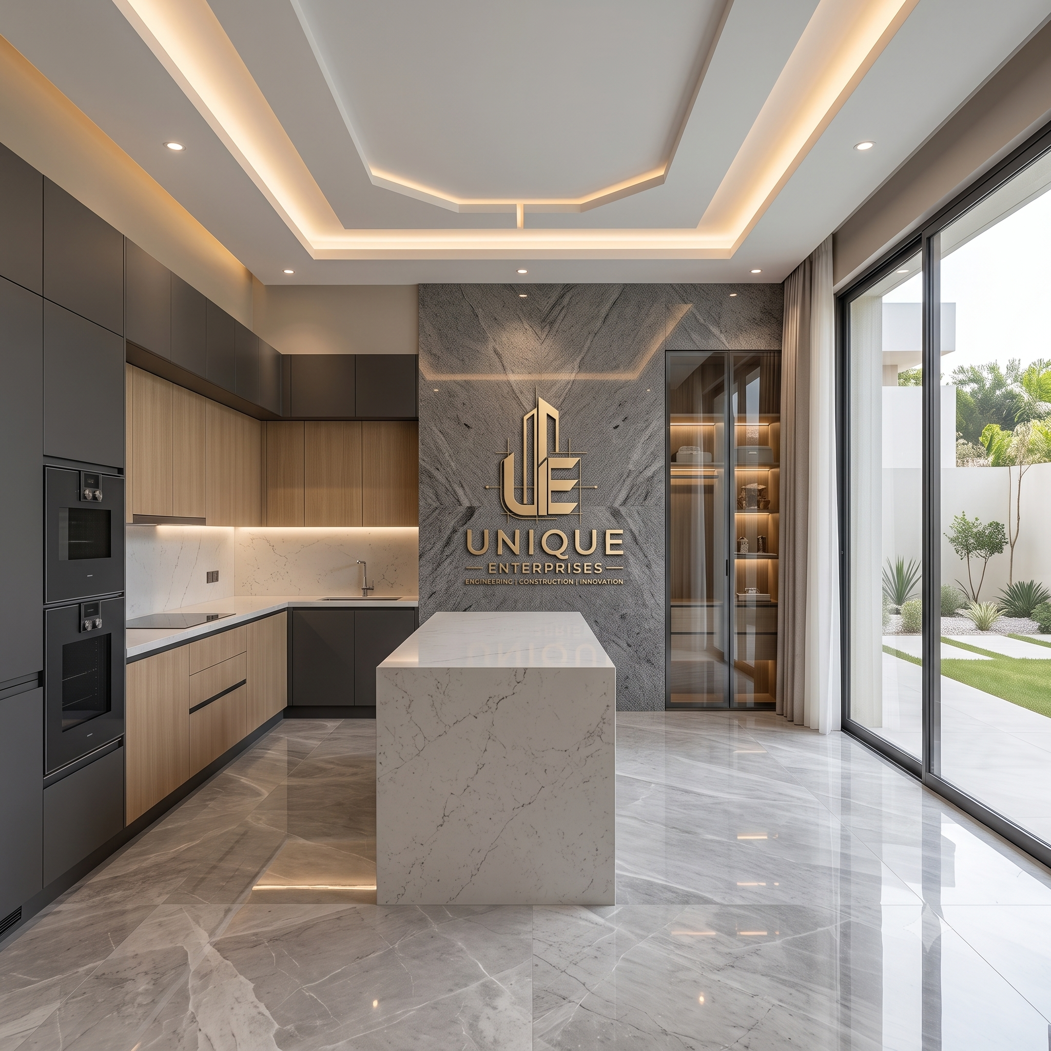 Modular Kitchen & Wardrobe services by Unique Enterprises in Greater Noida